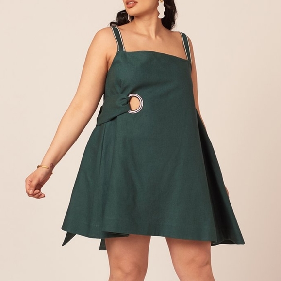 Shayne Linen Swing Dress - Picture 3 of 11